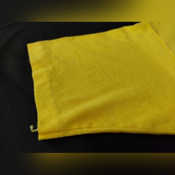 Vintage 80's Jerzees Printed T-Shirt "Clear the road!! I'm 16" ,Size:L ,Yellow - Picture 3 of 15